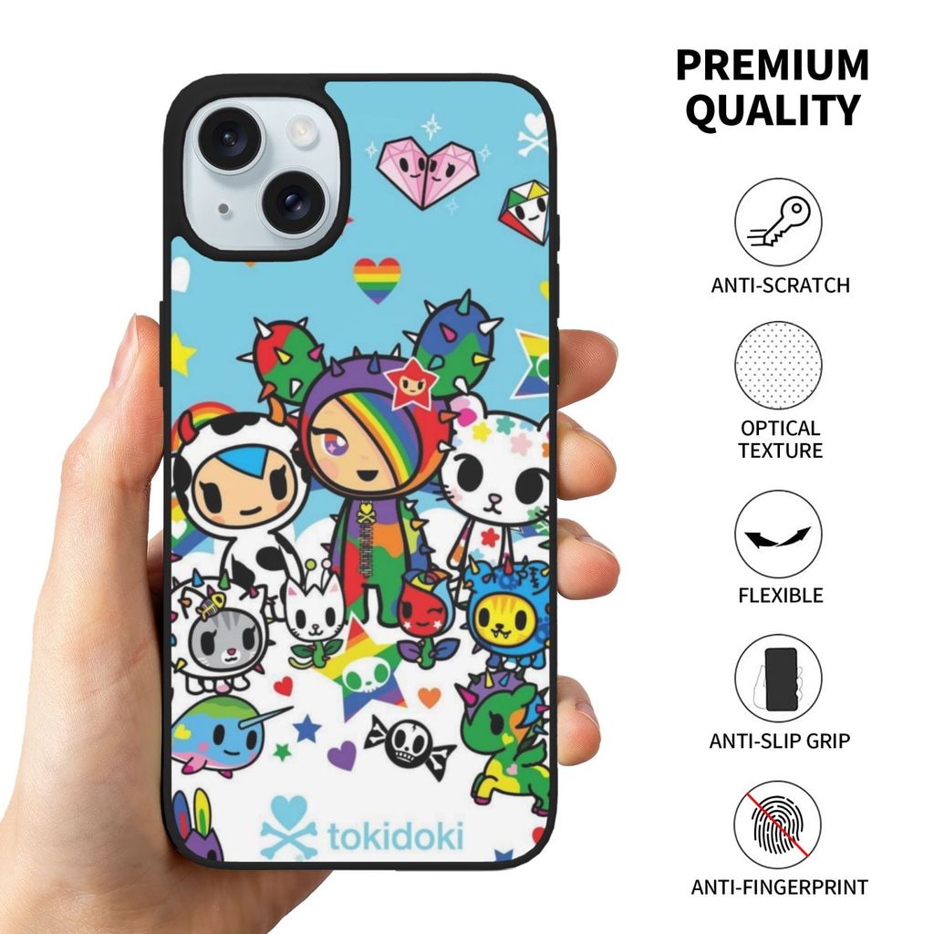 เคสพิมพ์ลาย Tokidoki เหมาะสําหรับ IPhone 16 17 Pro Max Plus Mini XR a18