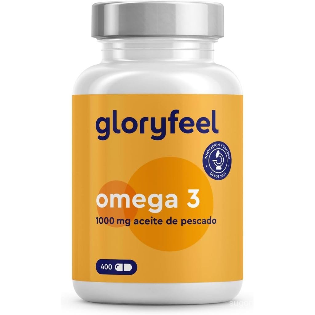 Omega 3 Oil 400 แคปซูล 1,000 มก. ต่อแคปซูลด้วยน้ํามัน Omega3 Fatty Acids EPA และ DHA Omega3 สําหรับก