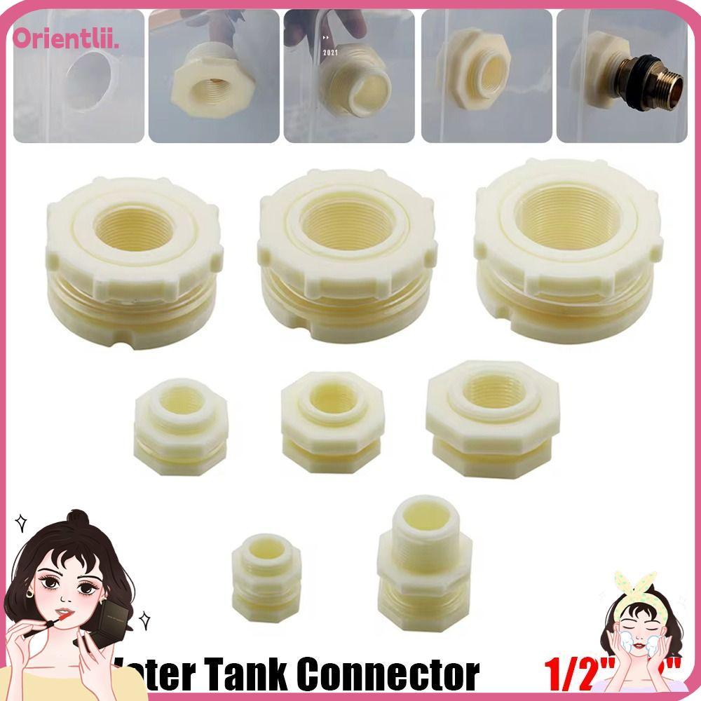 ORIENTTK 1 ชิ้นข้อต่อท่อ,ด้ายภายในสวนชลประทานหลอดเชื่อมต่อ,ถังปลาพิพิธภัณฑ์สัตว์น้ําท่อระบายน้ํา 1/2" 3/4" 1" 1.2" 1.5" 2" ด้ายหญิงพลาสติกท่อ ABS ข้อต่อ