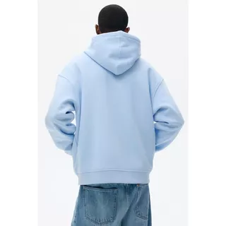 H&M(เอชแอนด์เอ็ม) ฮู้ดดี้แบบหลวม สวมใส่สบาย ซิปด้านหน้า Men Loose Fit Zip-through hoodie 1308010_5