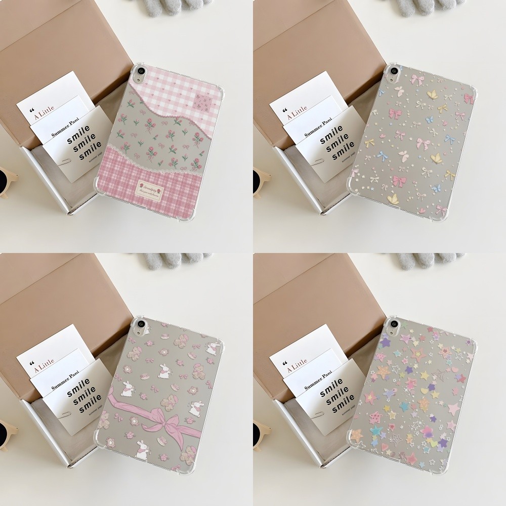 เคส แท็บเล็ต Tpu ใส ลาย การ์ตูนวาย For Samsung Galaxy Tab A9 Plus Tab A9/A11 Tab S6 lite Tab S9FE S10FE นุ่มและกันกระแทก