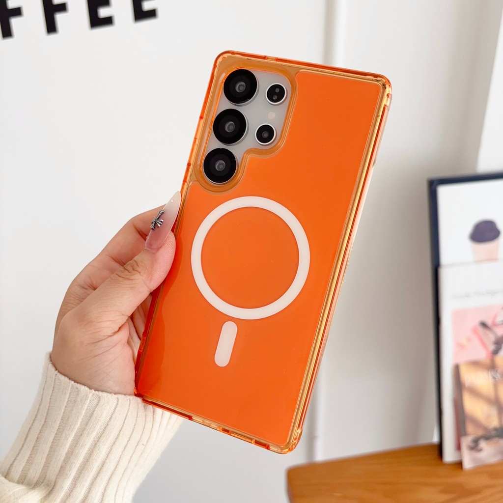 เคสสําหรับ Samsung S22 S23 S24 Plus S25 FE S26 Ultra A36 A56 A37 A57 - กันกระแทกและกันรอยขีดข่วนเข้ากันได้กับฝาครอบป้องกันชาร์จไร้สาย