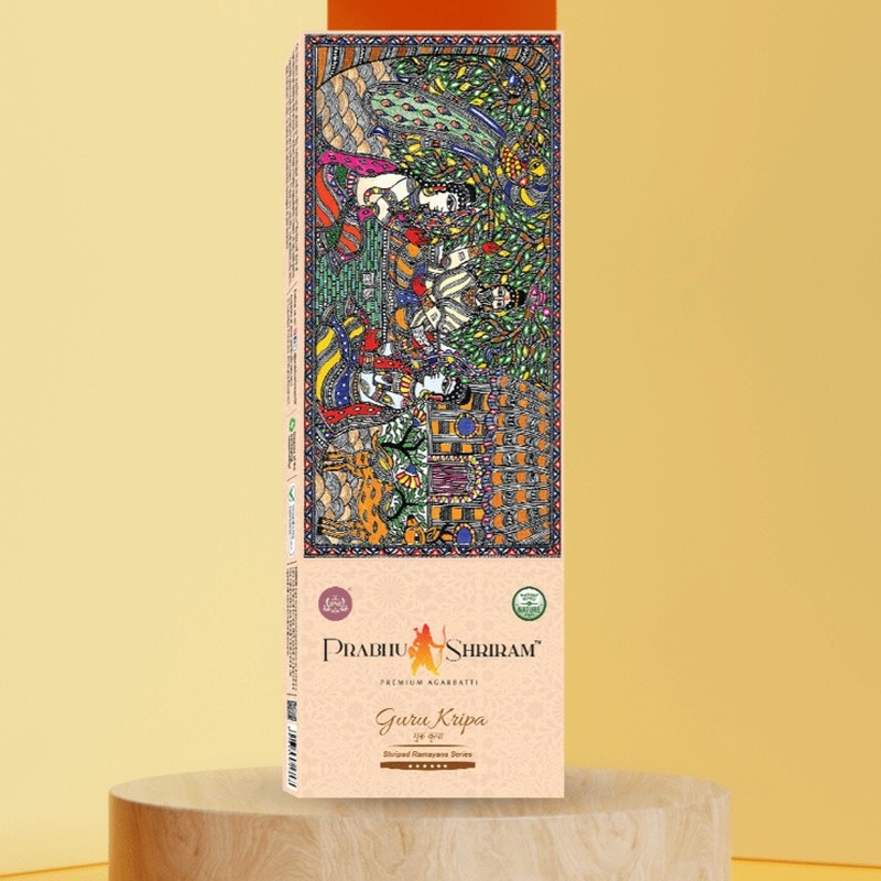 อินเดีย Guru Kripa Guru Kripa การทําสมาธิ Aroma Sticks 50 แท่งอโรมาลึกลับ 4-28-9