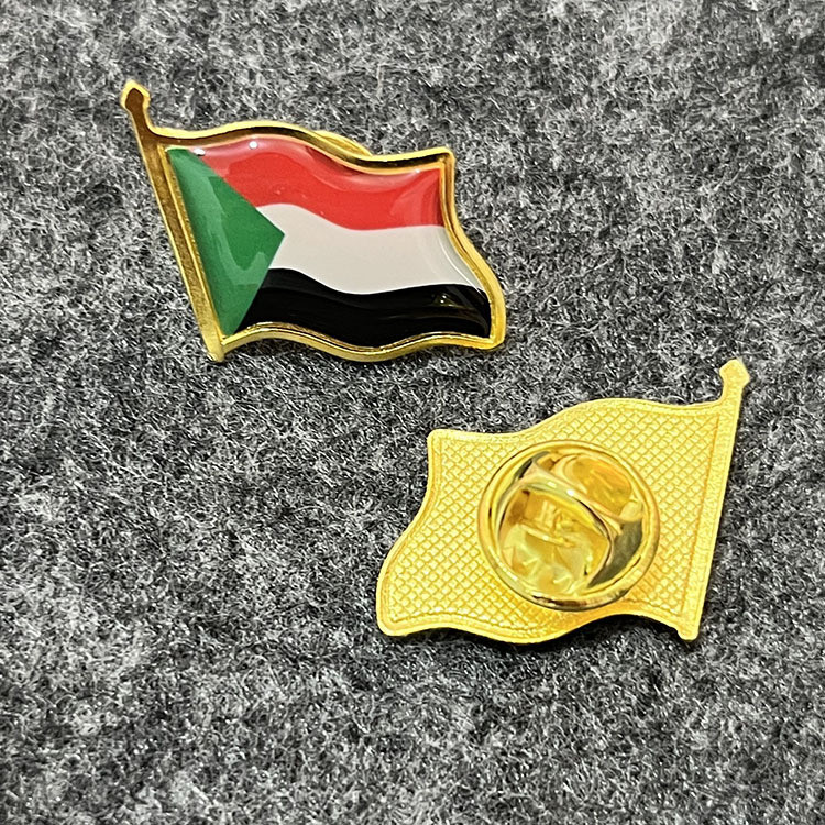 Sudan Flag Pin เข็มกลัดเสื้อผ้าป้ายอุปกรณ์เสริม