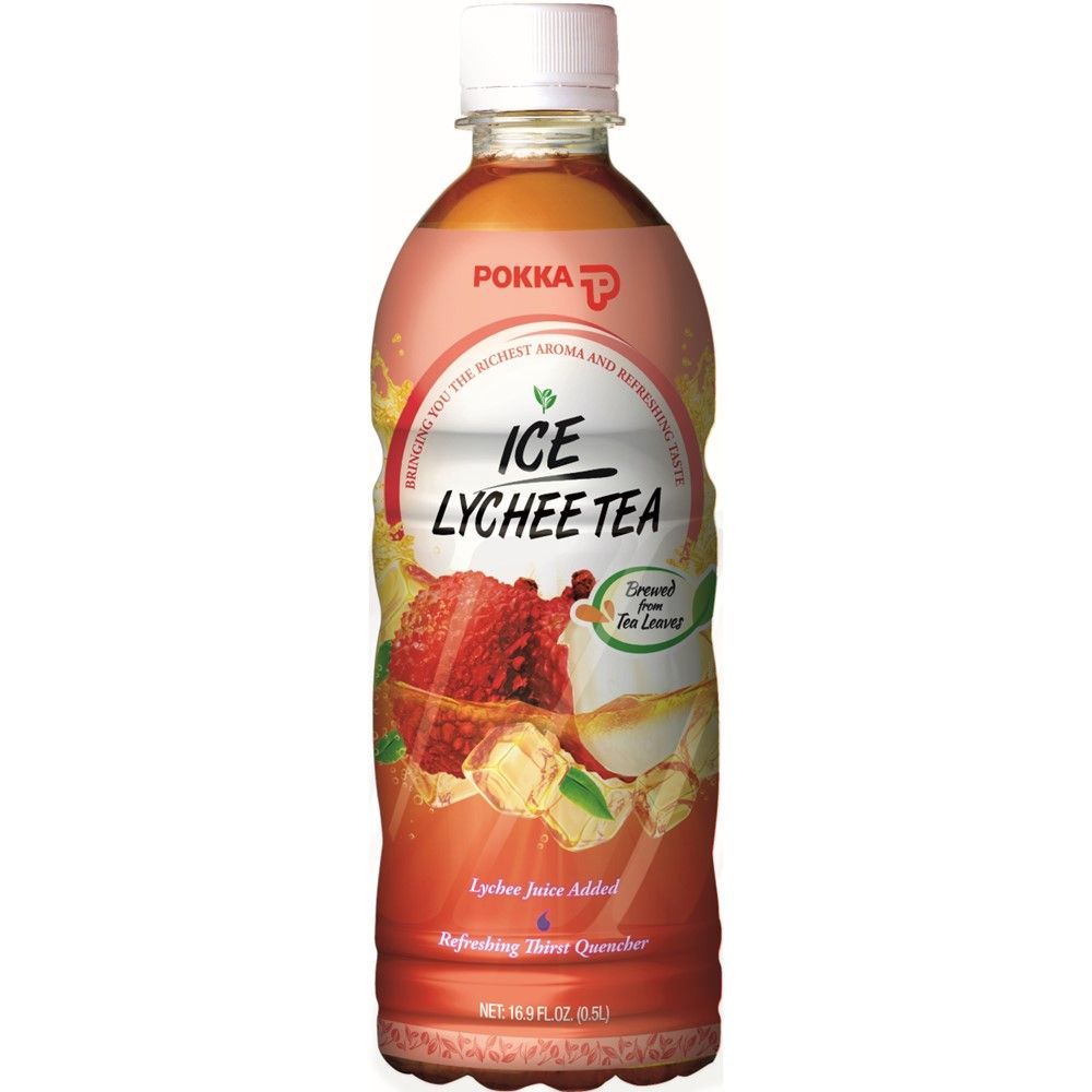 [สินค้าส่งด่วน] พอคคา ไอซ์ ไลชี่ ที 500 มล. POKKA ICED LYCHEE TEA 500 ML.