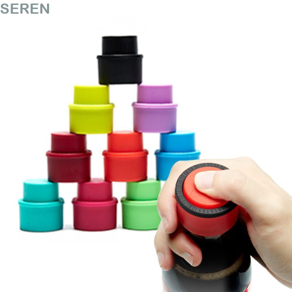SEREN 2 ชิ้น/เซ็ตเครื่องดื่มซีลReusable Cola Pump Carbonation Keeper Bever