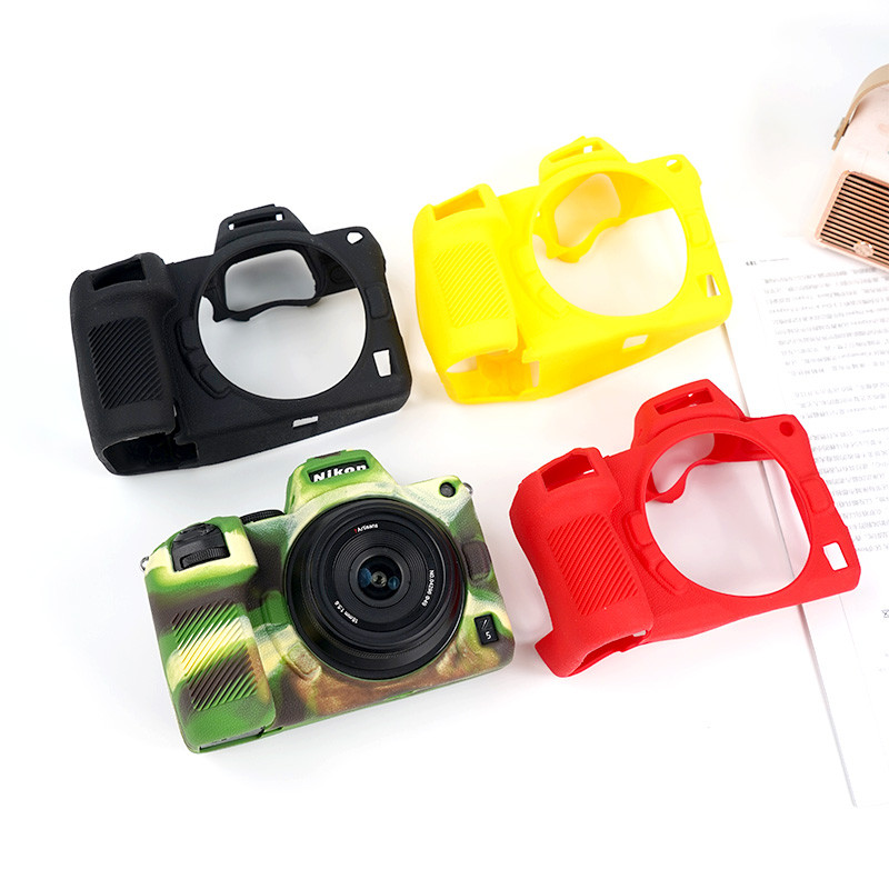 เหมาะสําหรับ NIKON Z63 กระเป๋ากล้อง Z5 รุ่นที่สองเคสซิลิโคน NIKON Z62/Z72 เคสป้องกัน z50 Storage Cas
