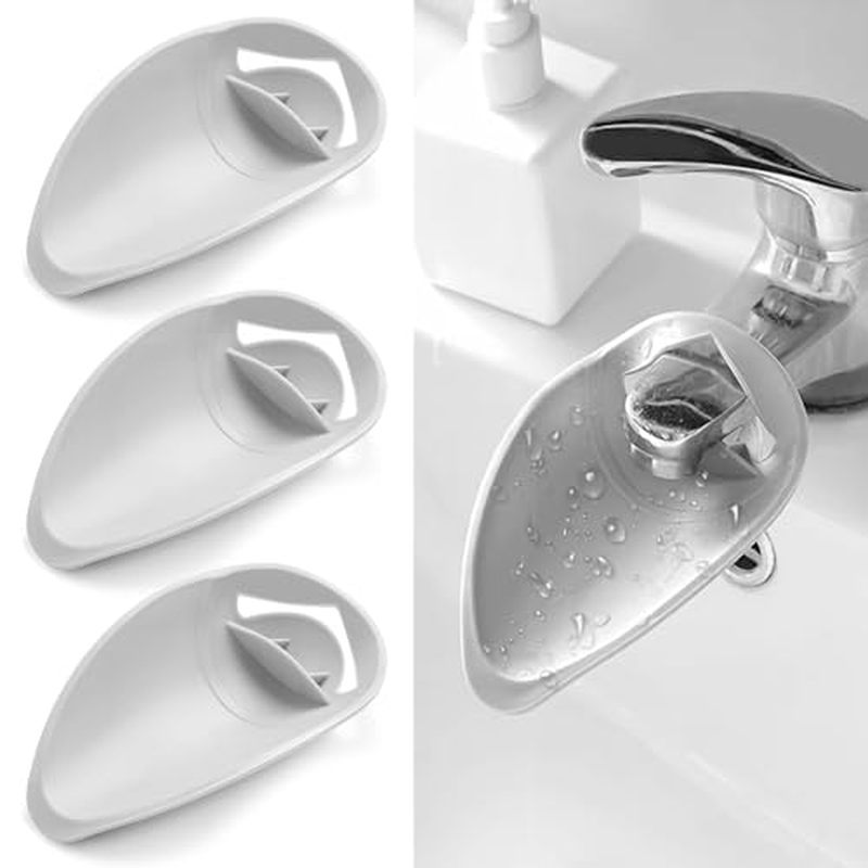 3Pcs Faucet Extender for Toddlers, Adjustable Faucet Extender for Bathroom Sink, Splash Proof Faucet