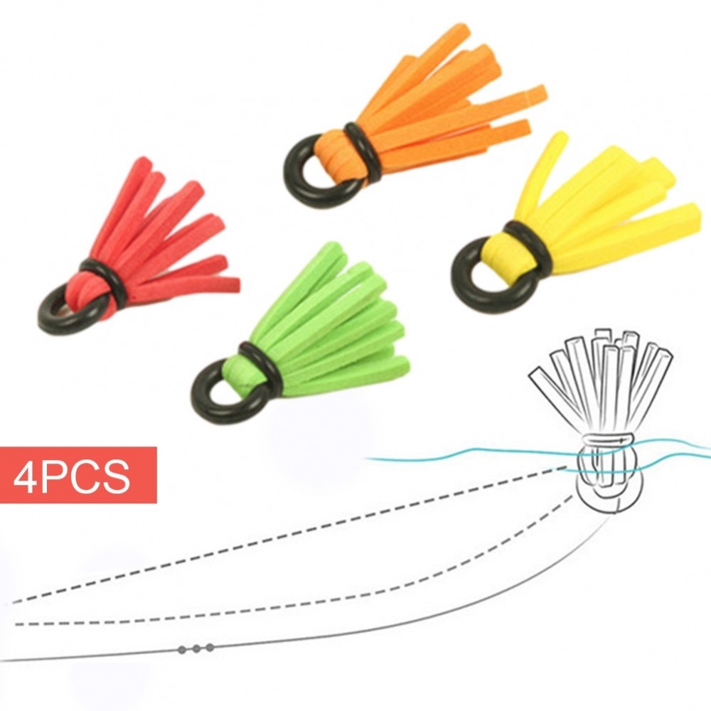 Buoyant Foam Strike Indicators ชุด 4 ชิ้นสําหรับการตกปลา Fly พร้อมการมองเห็นที่ได้รับการปรับปรุง