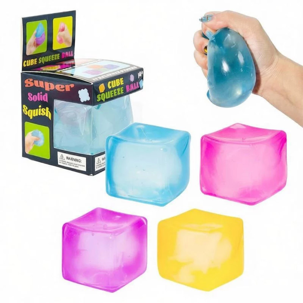 Nice Cube Pinch ของเล่น Soft Sensory Squeeze ของเล่นความเครียดบรรเทา Ball ของขวัญที่ยอดเยี่ยมสําหรับ Party Favors
