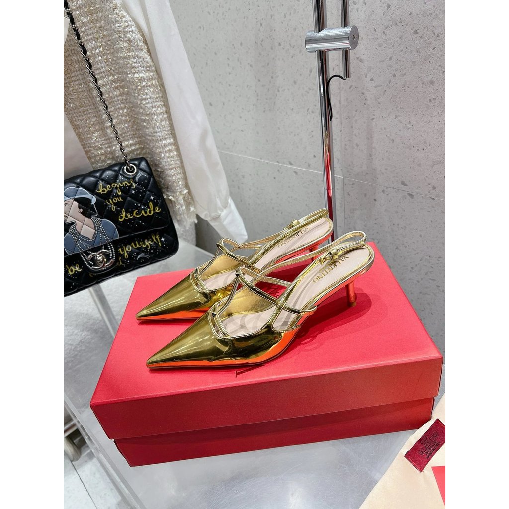 2025.1.7-6cm Heel Valentino Valentino รองเท้า/รองเท้าส้นสูง