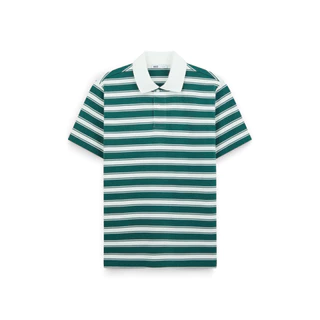 AIIZ (เอ ทู แซด) - AIIZ เสื้อโปโลผู้ชายทอลายทาง AIIZ Men's Striped Polo Shirt