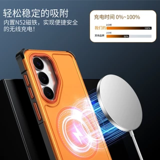 386.เคส ชาร์ได้ แม่เหล็ก สำหรับ Samsung A07 5G A17 A37 A57 A36 A56 S25FE S24FE S24 S25 S26 ultra Plus S25ultra S26ultra