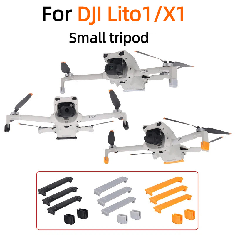 สําหรับ DJI Lito1/X1 ขาตั้งกล้องเพิ่มความสูง takeoff และ landing ป้องกันรอยขีดข่วนและป้องกันการสึกหรอวงเล็บอุปกรณ์เสริมโดรน