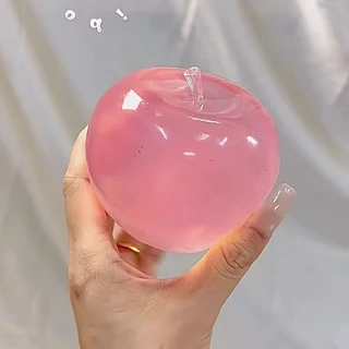 Squishy สีเขียว Apple Stress Ball Soft Fidget Sensory ของเล่นสําหรับ ADHD ออทิสติกช้า Rebound บีบของเล่นสําหรับทุกวัยคริสต์มาสของขวัญ