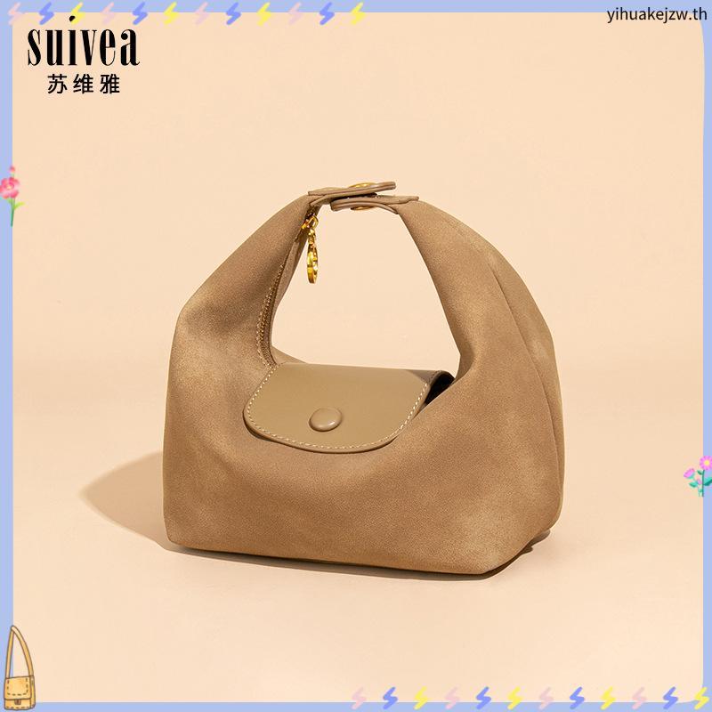 (**พร้อมส่ง) Somethingapparels trend -Suede Mira Bag- รวมสี Crossbody สะพายข้าง กระเป๋าถือ กระเป๋าSu