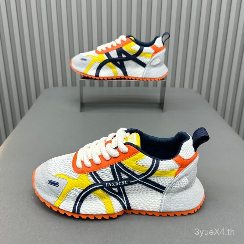 Xinhai Style Breathable Sole-Covered Mens Shoes รองเท้าอินเทรนด์