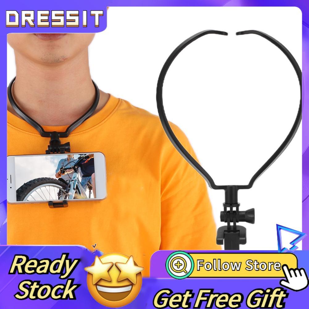 Dressit-th ที่วางคอเซลฟี่สมาร์ทโฟนสำหรับโทรศัพท์แขวนหมุนได้ 9 270° 5.5?8.5 ซม