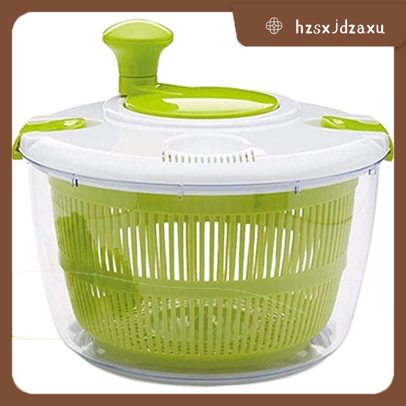 hzsxjdzaxuสลัดขนาดใหญ่ Spinner 5 Quarts-Wash, หมุนและผลไม้แห้ง, ผักและสลัด