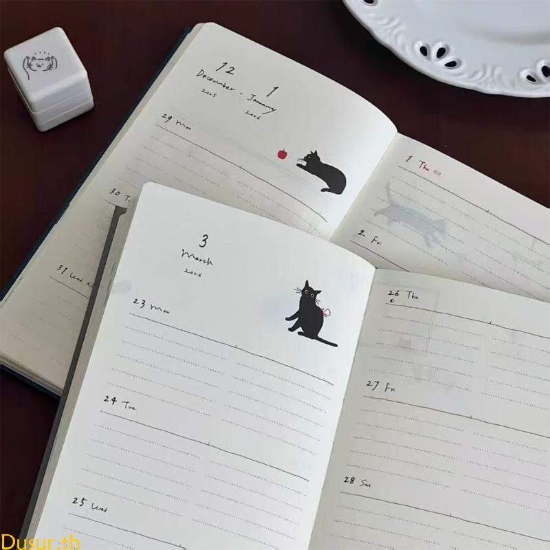 Dusur 2026 Schedule Planner Daily Planner มัลติฟังก์ชั่นส่วน Travel Planer Journal Schedule Notebook