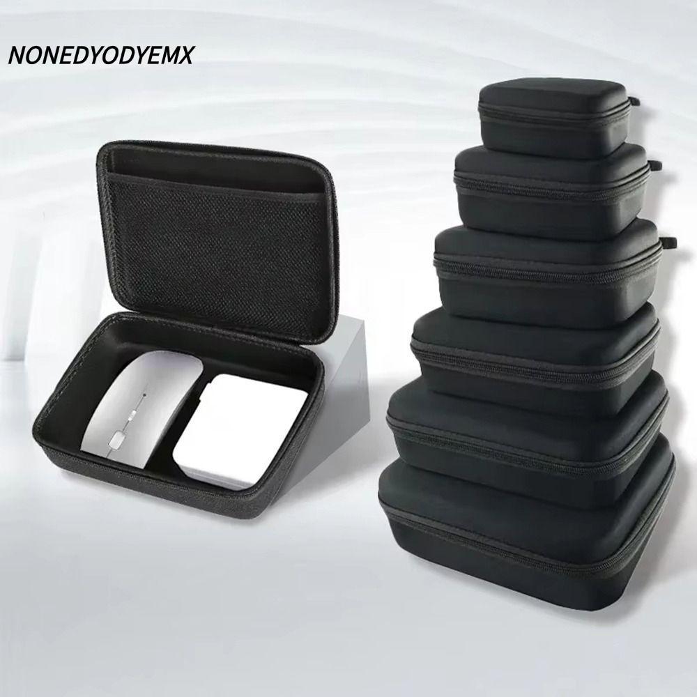 NONDYOMX ที่เก็บป้องกัน, กล่องเก็บ EVA แบบพกพาแบบซิป, อุปกรณ์เสริมกระเป๋าใบเล็กกันกระแทก