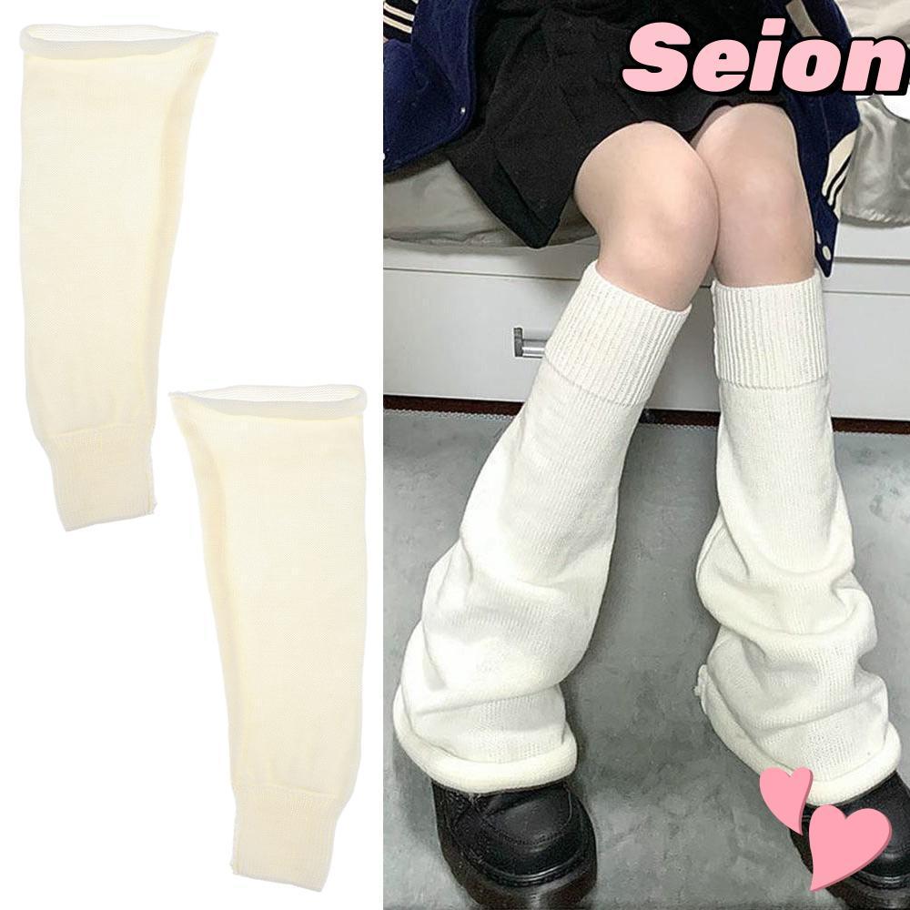 SEION Boot Stocking Flared Japanese Fluffy Cute Uniform