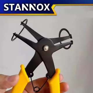 คีมถ่าง-หุบ 2in1 STANNOX ถ่างและหุบในตัวเดียวกัน คีมสำหรับหนีบและถ่างแหวน