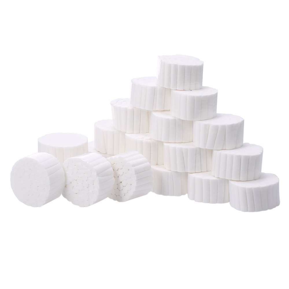 1000 cotton rolls per pack, disposable small cotton rolls, pure cotton high water absorbing cotton r