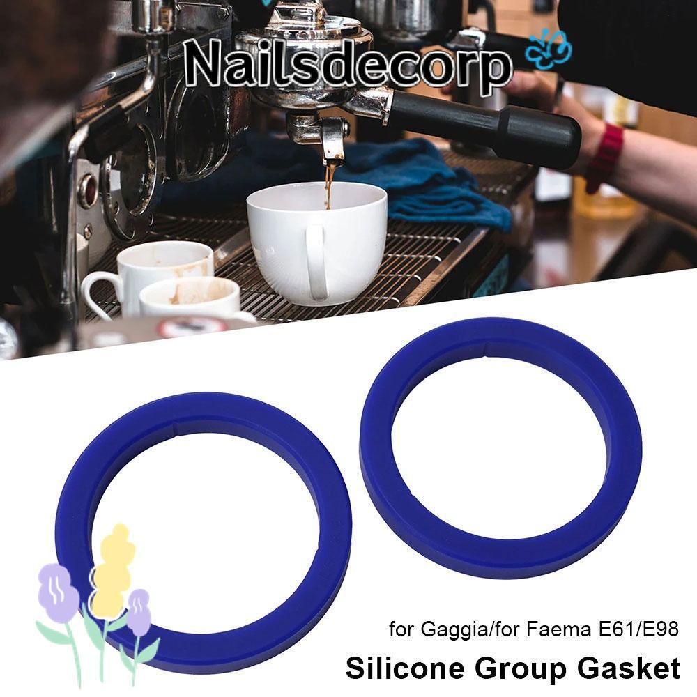 NAILS 1 ชิ้นซิลิโคนกลุ่มปะเก็น, 8.5 มม.Leakproof Group Head Seal Kit, E61 O-Ring ปะเก็นสําหรับ Gaggi