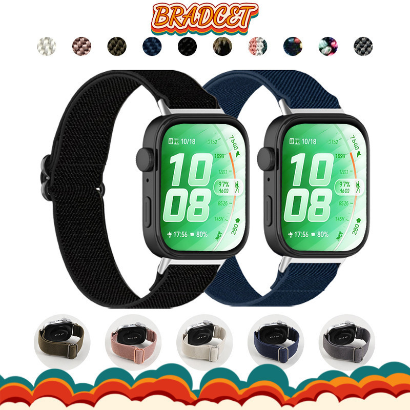 สายนาฬิกา for Huawei Watch Fit 5 4 3 / 5 Pro / 4 Pro สมาร์ทนาฬิกาไนล่อนสปอร์ตวงยืดหยุ่น Huawei Fit 3 4 สายรัด