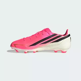 adidas Football F50 Hyperfast League Firm Ground Football Boots Kids Unisex Pink HQ5161