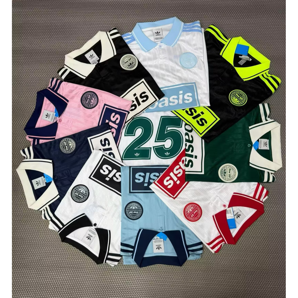 New Oasis 25 เสื้อยืดผู้ชายสีดําสีน้ําเงิน S-4XL