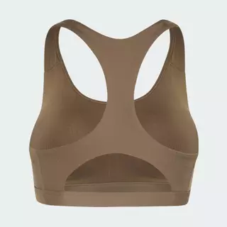 adidas Gym & Training บราซัพพอร์ตระดับปานกลาง Optime Essentials ผู้หญิง สีเบจ KS8516
