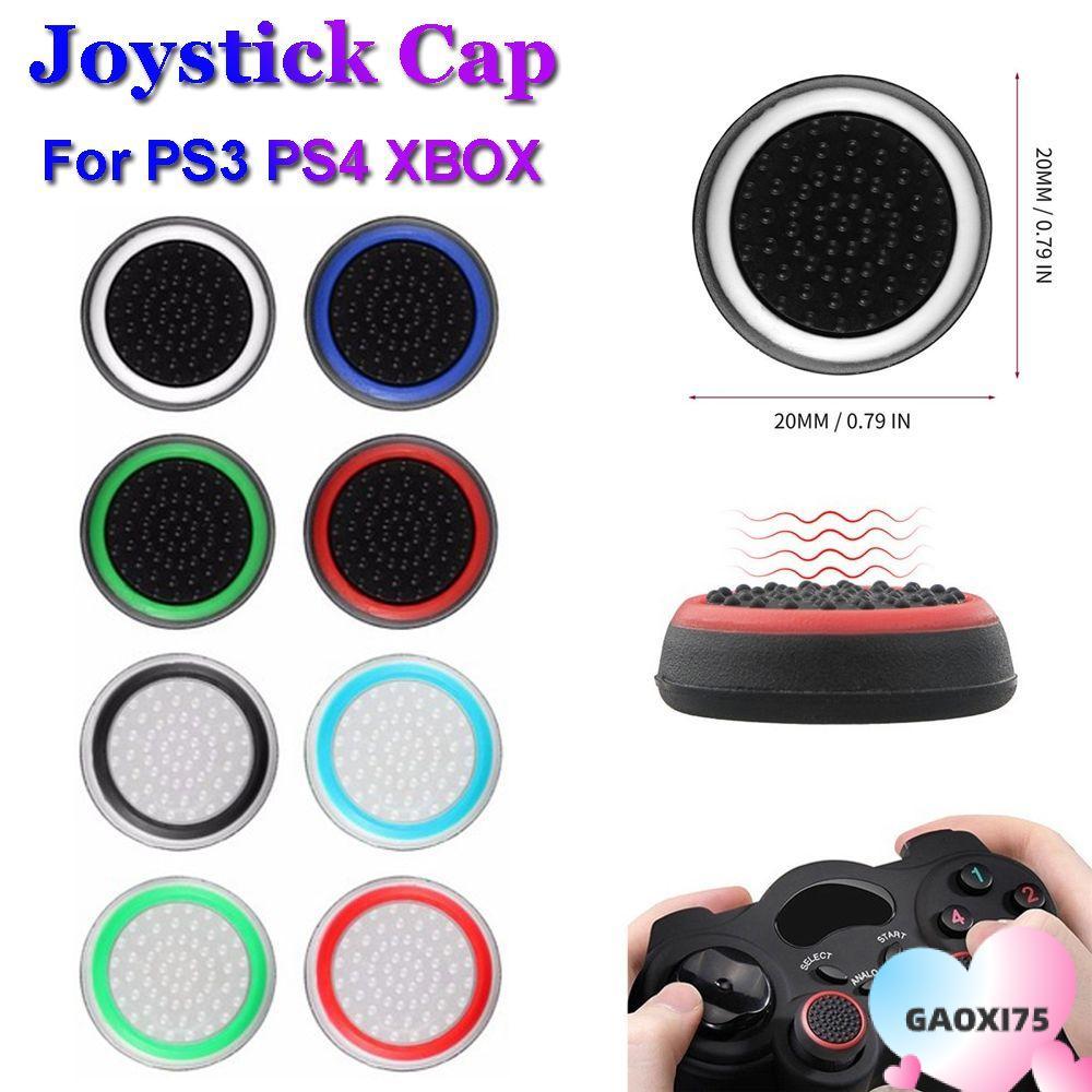 GAOXI75 4 ชิ้นจอยสติ๊กหมวก Analog 360 Anti-slip Controller อุปกรณ์เสริมสําหรับ PS3 PS4 XBOX One