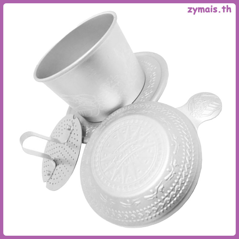 Filter Coffee Lovers Gifts Filter ตัวกรองขนาดเล็กสําหรับผู้หญิง 9.50X9.50X6.00CM สีเงิน zymais