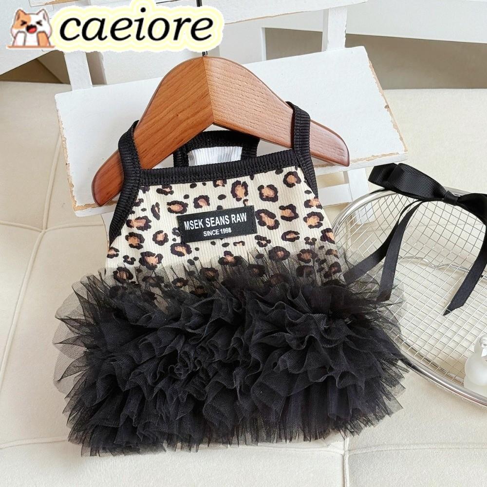 CAEIORE Puppy Cat Slip Dress, Breathable Soft Pet Princess Dress, Trend Summer Skin-Fried Dog Puffy 