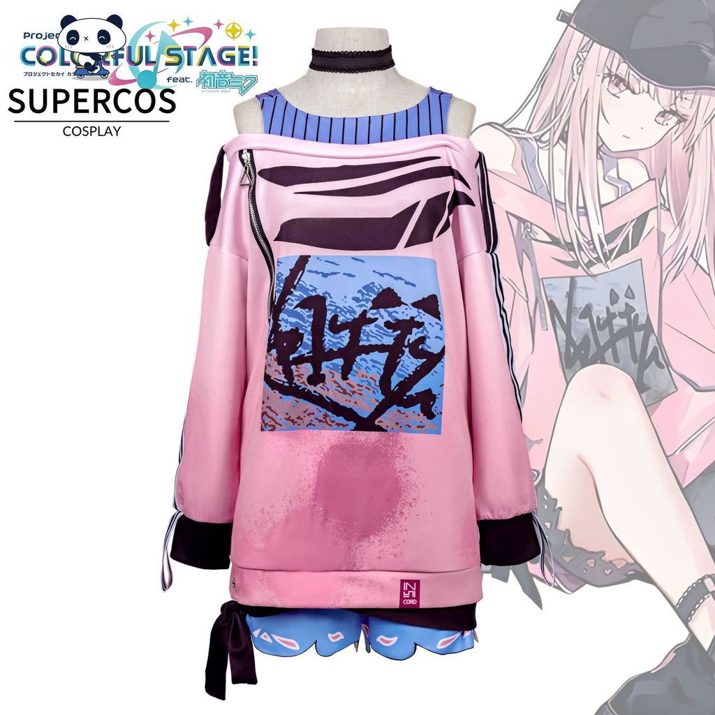 ฮู้ดีคอสเพลย์ Akiyama Mizuki จาก PJSK Runaway Cat เหมาะสำหรับงานปาร์ตี้และคอนเวน