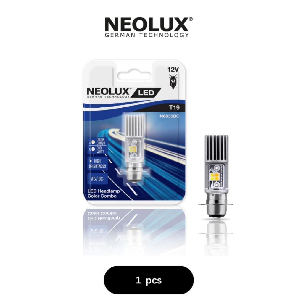 ด้านหน้าหลอดไฟสําหรับ BEBEK / ALL MATIC LED P15D-25-1 NEOLUX