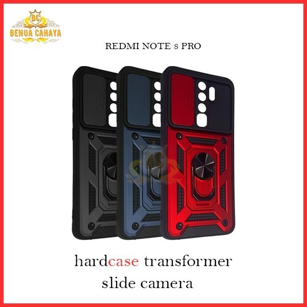 BC168 - HARDCASE TRANSFORMER SLIDE CAMERA XIAOMI REDMI NOTE 9 PRO REDMI NOTE 8 NOTE 8 PRO - BENUACAH