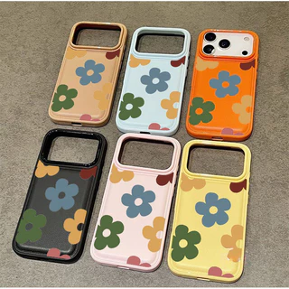 ดอกไม้สีเต็มหน้าจอ รุ่นใหม่ สําหรับ iPhone 17 16 15 14 13PRO 12 12pro 11 14/15plus 17ProMax 17Pro เคสโทรศัพท์กันกระแทก