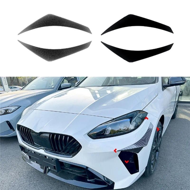Aerodynamic กันชนหน้าด้านข้าง Splitter พร้อมไฟตัดหมอกสปอยเลอร์สําหรับ BMW 1 Series F70, 2 Series F74