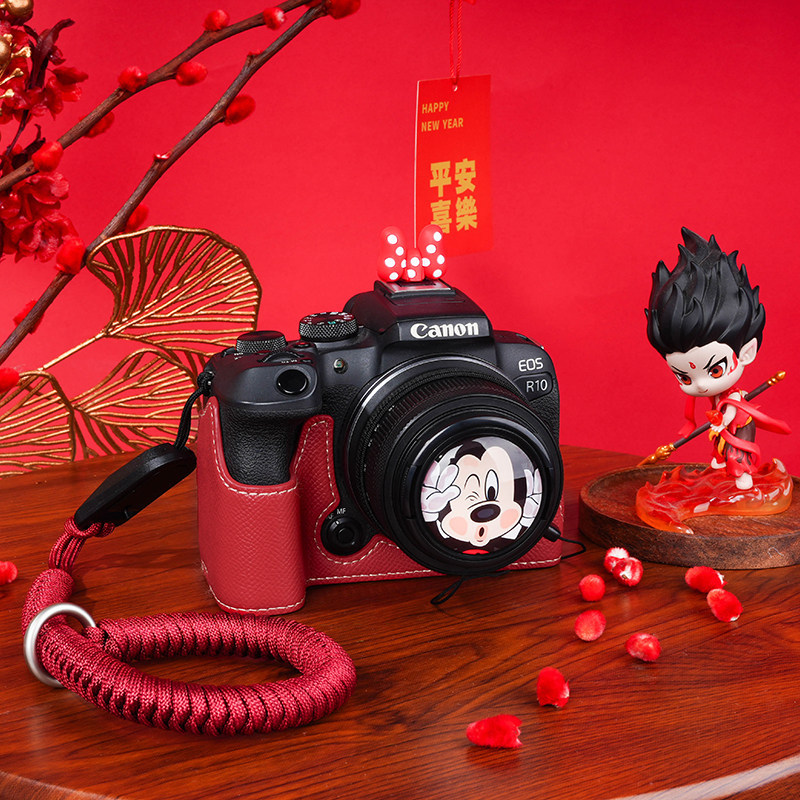 พร้อมสต็อก Fast Shipping เหมาะสําหรับ Canon R10 กล้องป้องกันกรณี R50 Pack R63 หนัง R7R8 กรณี R50V R6