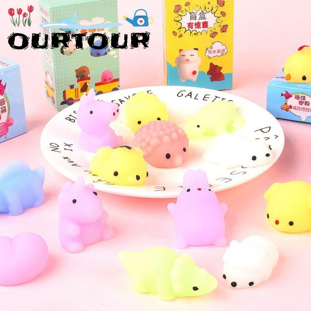 URTOUR บรรจุภัณฑ์อิสระกระเป๋าตาบอด,มินิสไตล์สุ่ม Neznele กล่อง,ของขวัญ Kawaii จําลองสัตว์ Unzip