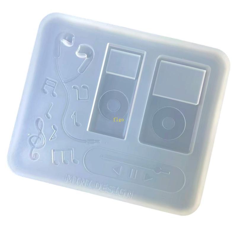 แม่พิมพ์ซิลิโคน multifunctional MP3 เหมาะสำหรับงานฝีมือด้วยอีพ็อกซี่เรซินและสร้อยคอมุก