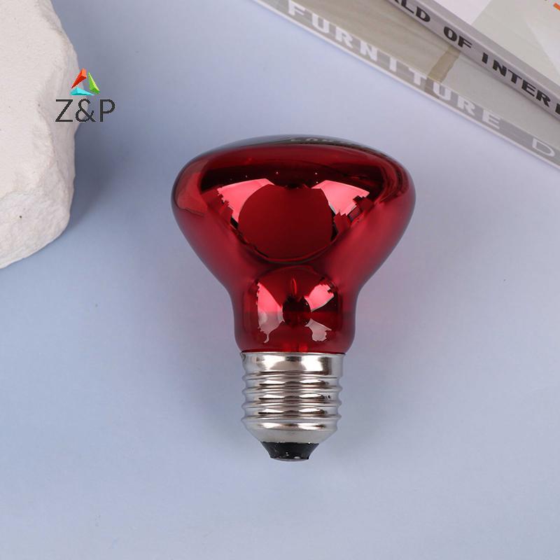 Z & P 25/40/50/60/75/100W E27 UVA หลอดไฟอินฟราเรด Night Light ความร้อน สําหรับพืช สัตว์เลื้อยคลาน สัตว์ครึ่งบกครึ่งน้ํา สัตว์เลี้ยง COD