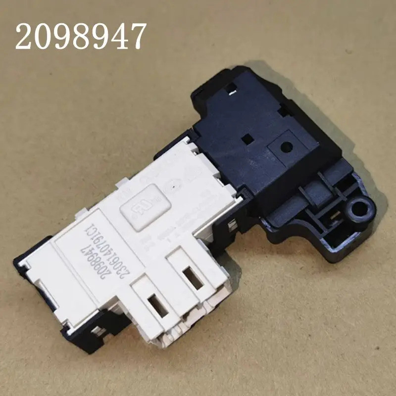 ล็อคประตูเครื่องซักผ้า 1 ชิ้น 2098947 สําหรับ Rongsheng/Hisense กลองสวิตช์ล็อคประตูเครื่องซักผ้า 220