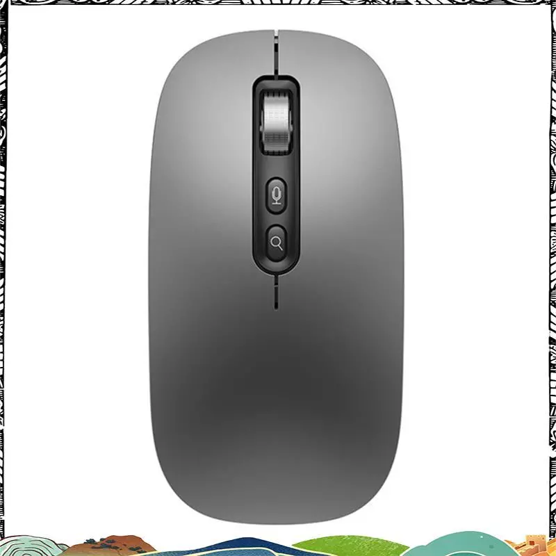 เมาส์ไร้สาย AI Smart Voice Mouse รองรับบลูทูธและ 2.4G สำหรับแล็ปท็อป