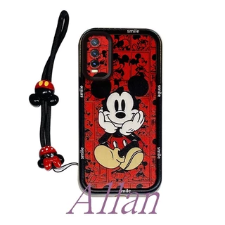 เคส vivo v2026 v2029 v2043 v2048 v2027 v2042 case TPU ลายการ์ตูน กันกระแทก สีสันสดใส พร้อมส่ง xxr-DK