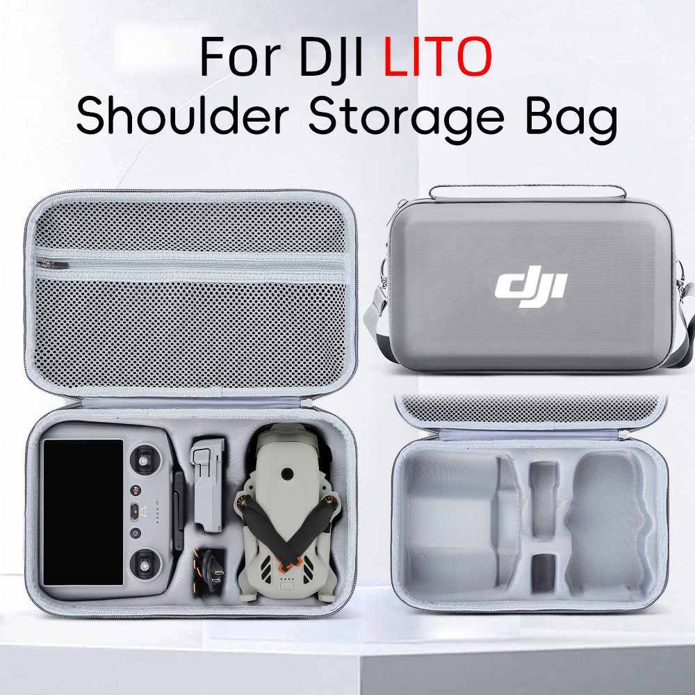 สําหรับกระเป๋าเก็บ DJI Lito 1/X1 มือพกพา RC 2 พร้อมรีโมทคอนโทรลหน้าจอกล่องเก็บของแบบบูรณาการ Lito 1 อุปกรณ์เสริมโดรน