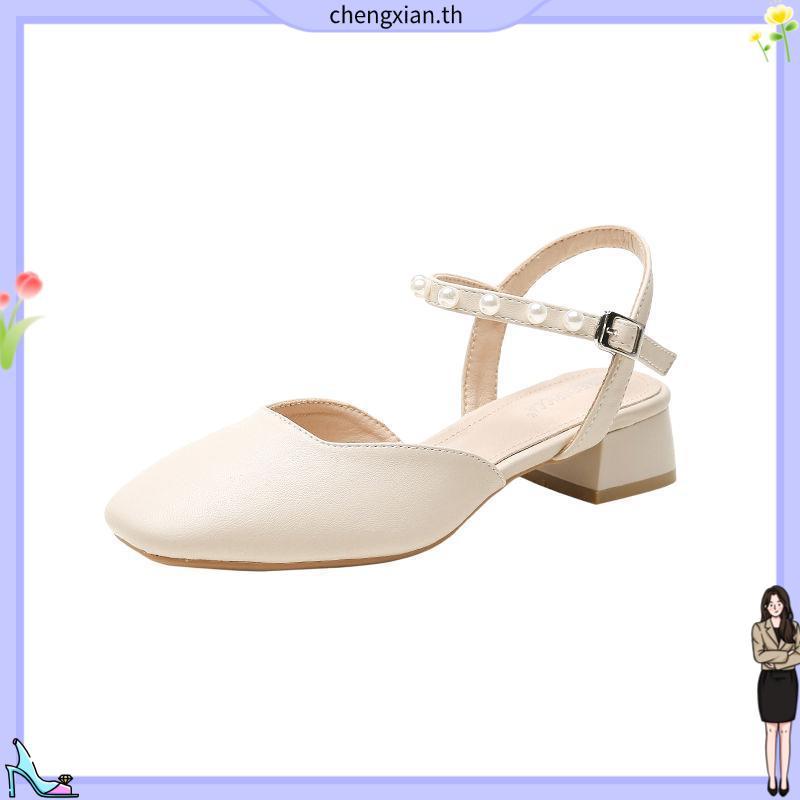 The Jovial (1 inch) (Defect) - Labotte.bkk รองเท้ารัดส้น รองเท้าหัวแหลม (3165-1A)